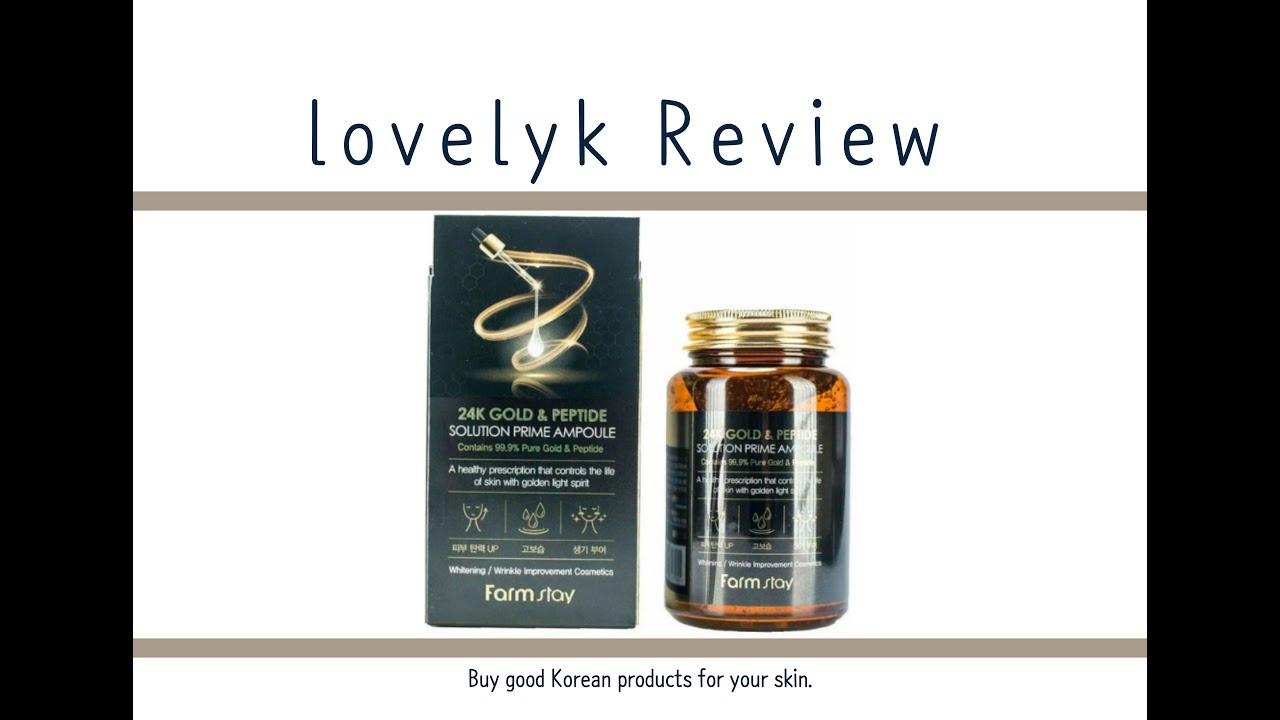Farm Stay 24K Gold Peptide Solution Prime Ample 250 ml