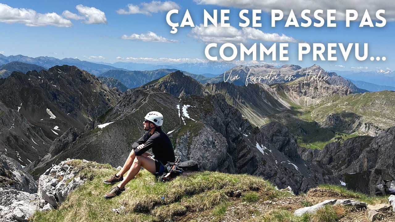 Premières via ferrata en Italie : tout ne se passe pas comme prévu !
