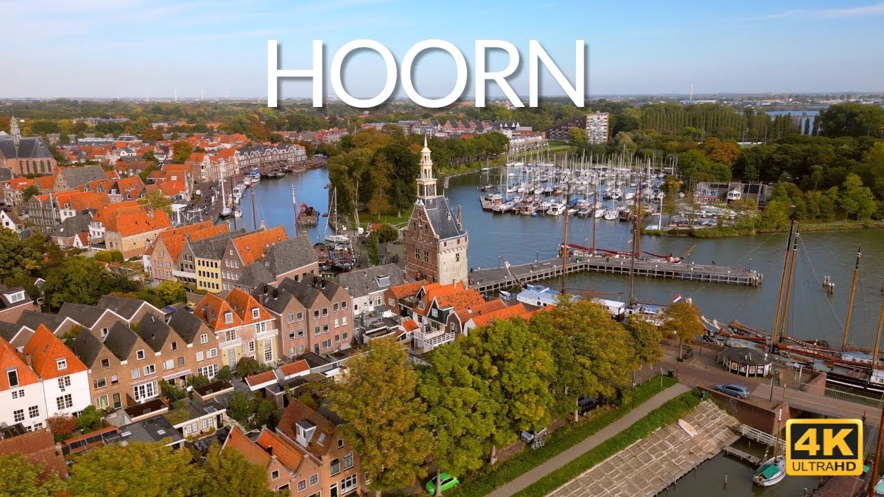 Captivating Views of Hoorn's Maritime Beauty! | A Breathtaking Aerial Tour over the DUTCH city Hoorn