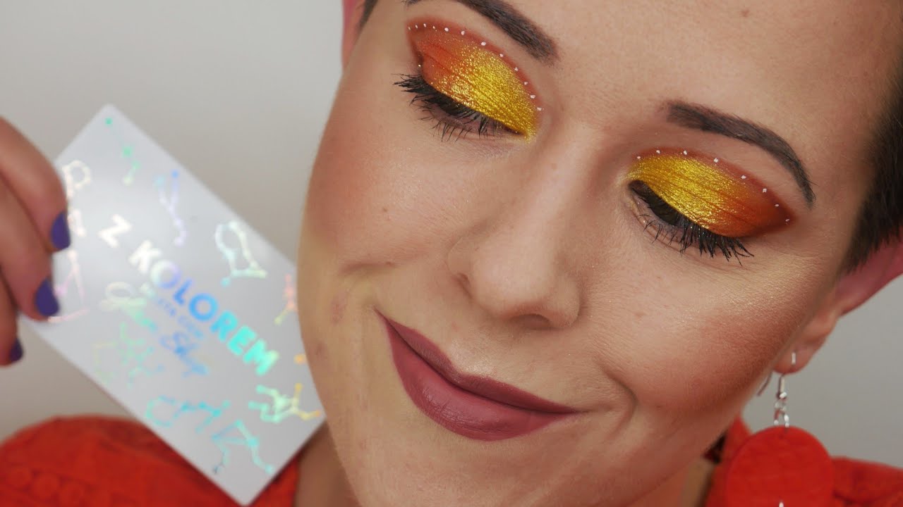 🧡Test palety Z KOLOREM🧡GLAM SHOP🧡3 makijaże🧡| Creepy in Pink