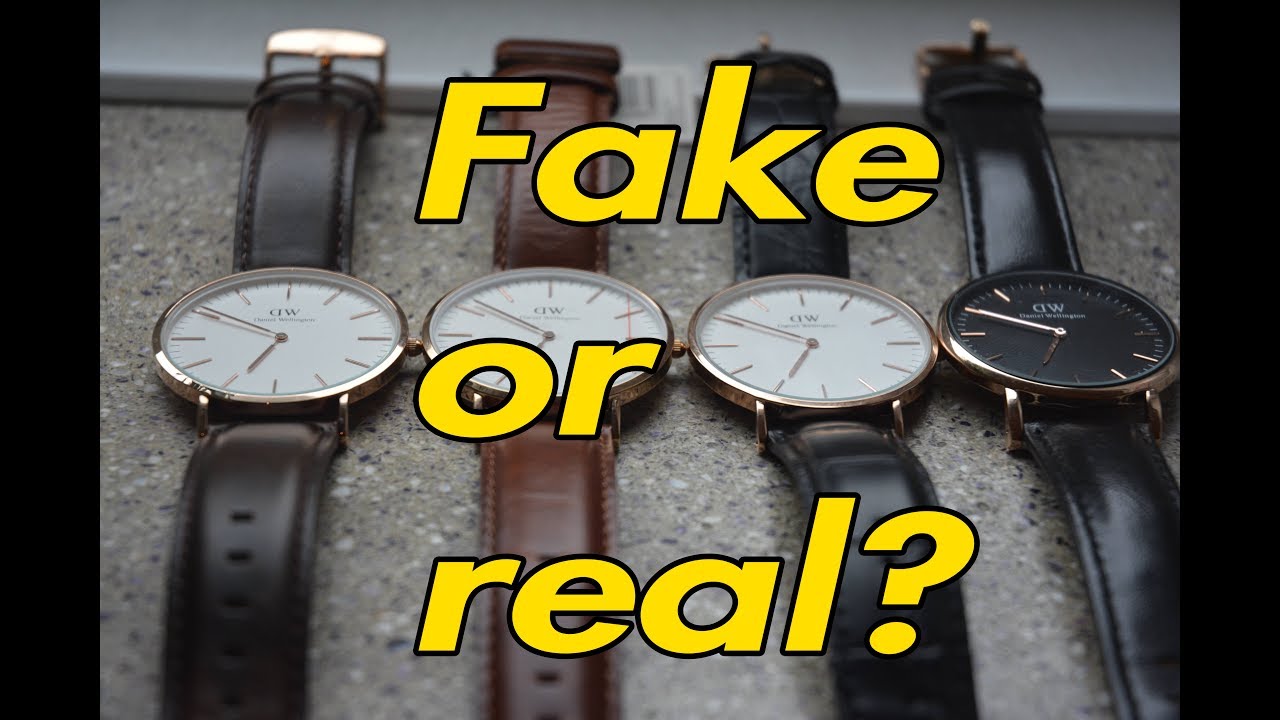FAKE VS REAL DANIEL WELLINGTON 2017 - TRUTH ABOUT DW + GIVEAWAY INFO *FOR EDUCATION*