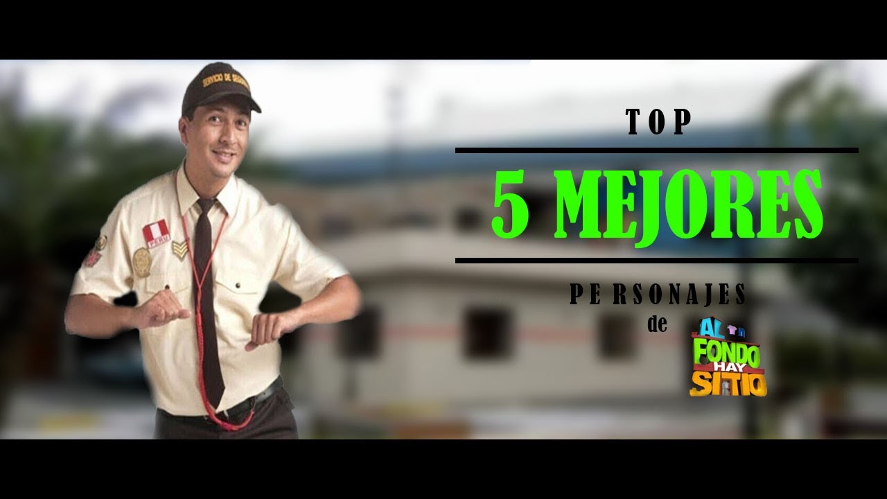 Top 5 MEJORES personajes de Al Fondo Hay Sitio