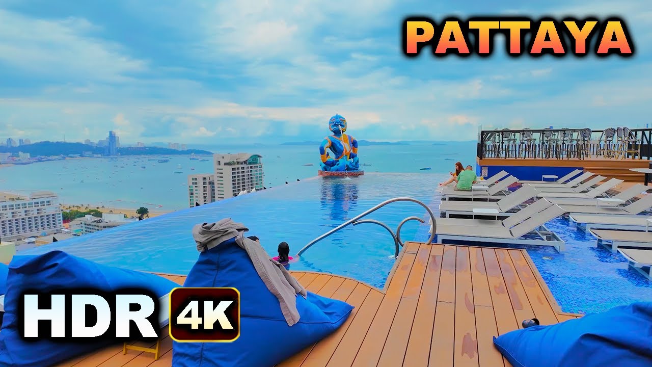 Siam@Siam Design Hotel Pattaya  Rooftop Tour and Breakfast Buffet  |  Full Hotel Tour  Thailand