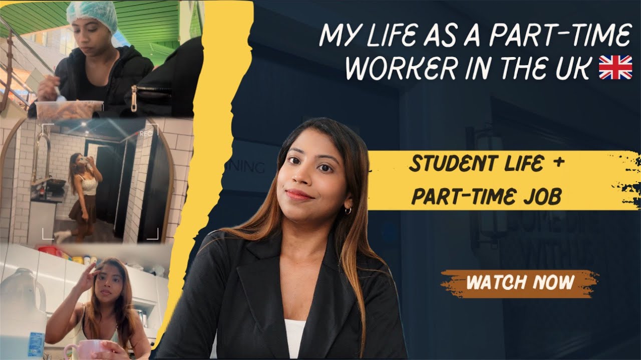 A Day in My Life Working a Part-Time Job in the UK 🇬🇧 + Uni Life |International Student Life ✈️🧑‍🎓
