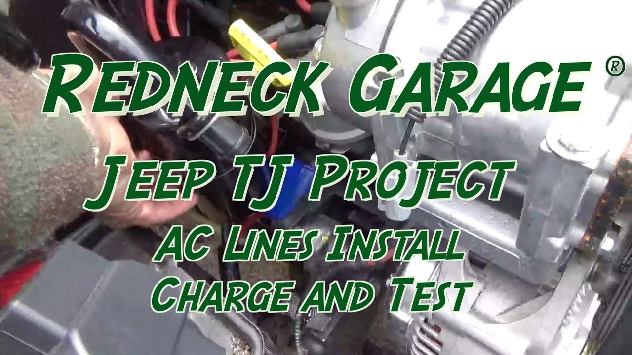 Jeep Wrangler TJ Project - AC Installation - Charge System - Complete