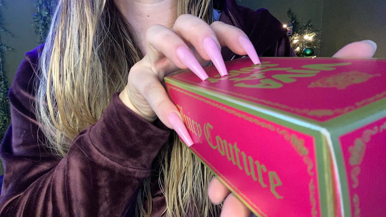 ASMR: On tags & boxes - Lofi fast tapping and scratching - cardboard sounds