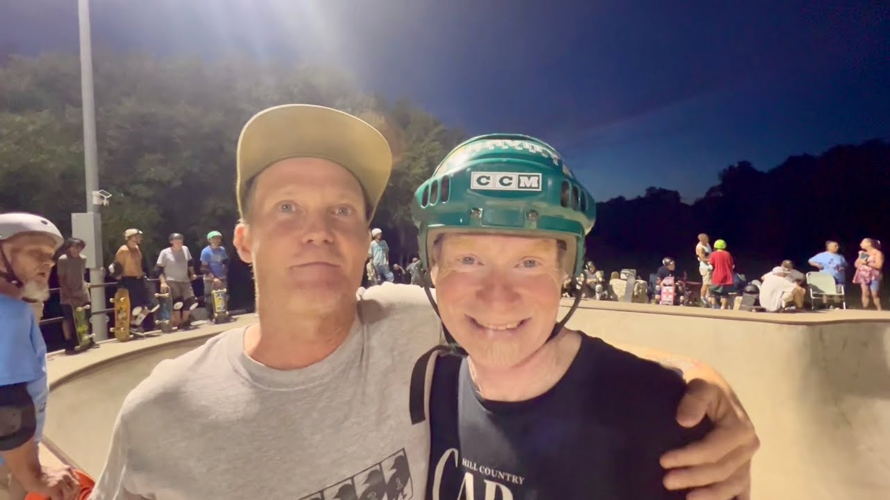 Skateboarding with friends July 2025