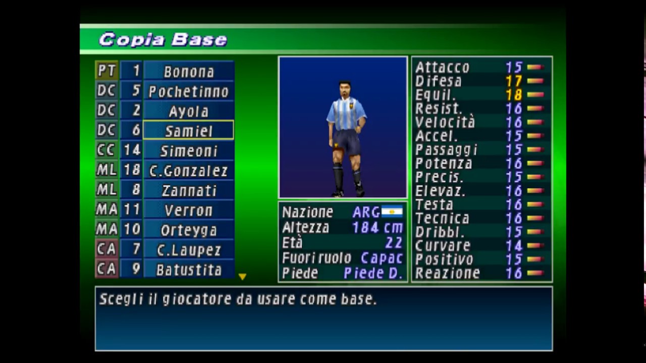 Argentina - ISS Pro Evolution 2