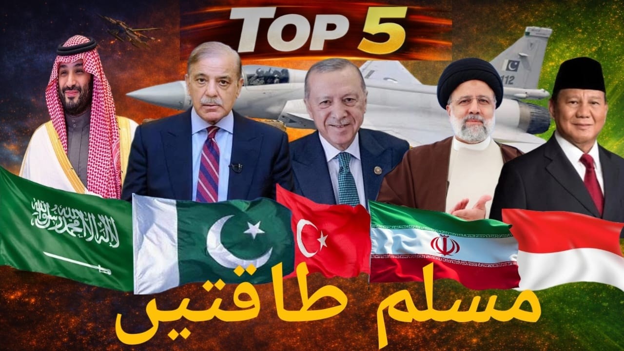 Top 5 Most Powerful Muslim Countries in World | Muslim Superpower Analysis 2026| 5 بڑی مسلم طاقتیں