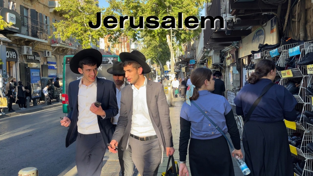From Ultra-Orthodox Jerusalem to the Bustling Markets – Unfiltered [4K]