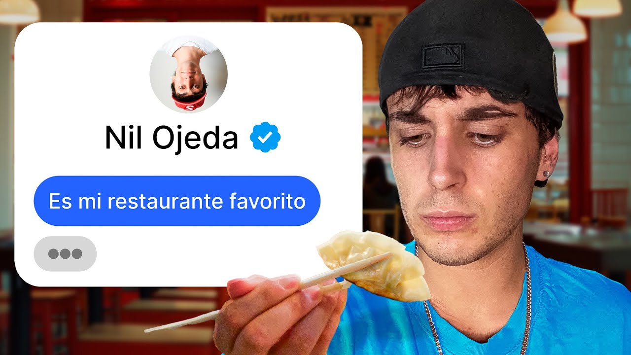 Probando el Restaurante Favorito de Nil Ojeda 🍣