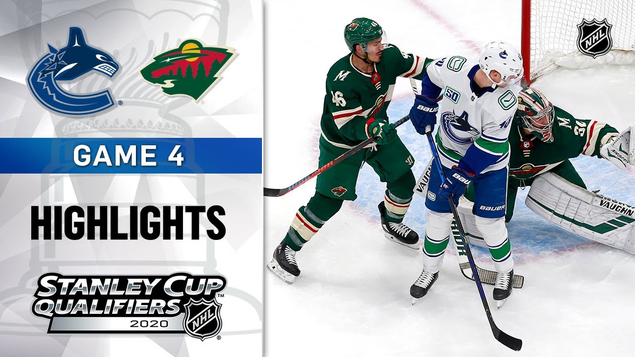 NHL Highlights | Canucks @ Wild GM4 - Aug. 7, 2020