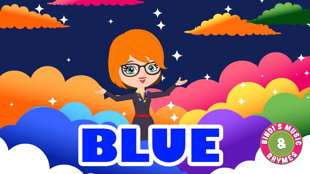Blue Colour Song for kids | Learn Colours | Rhymes for Children | Bindi's Music & Rhymes