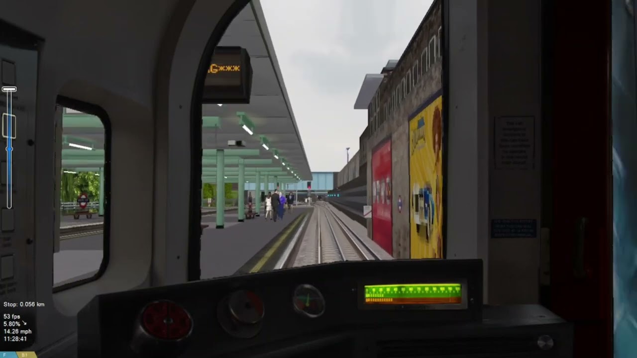 OpenBVE Central Line: (Manual) Ealing Broadway - Liverpool Street