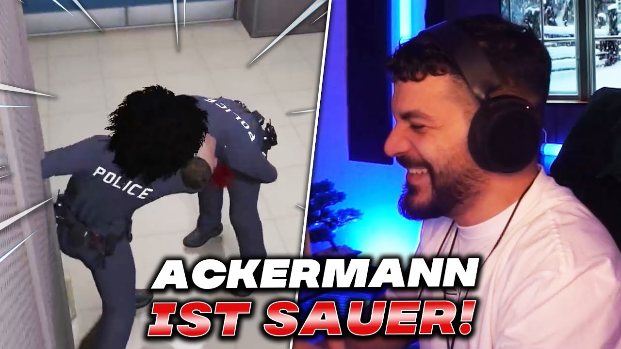 ACKERMAN STICHT ein POLIZISTEN AB😂! | GTA RolePlay