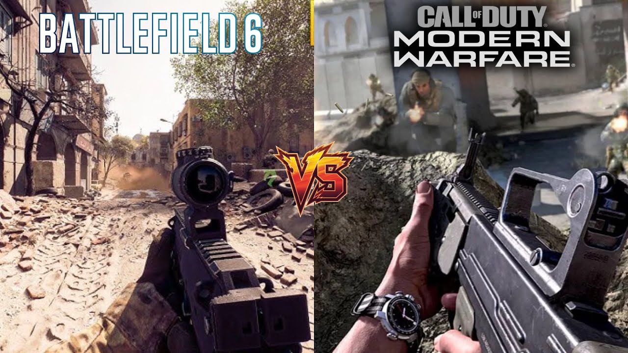 Battlefield 6 vs COD MW 2019 | Graphs and Physics Comparison | RTX 5090 - 4K
