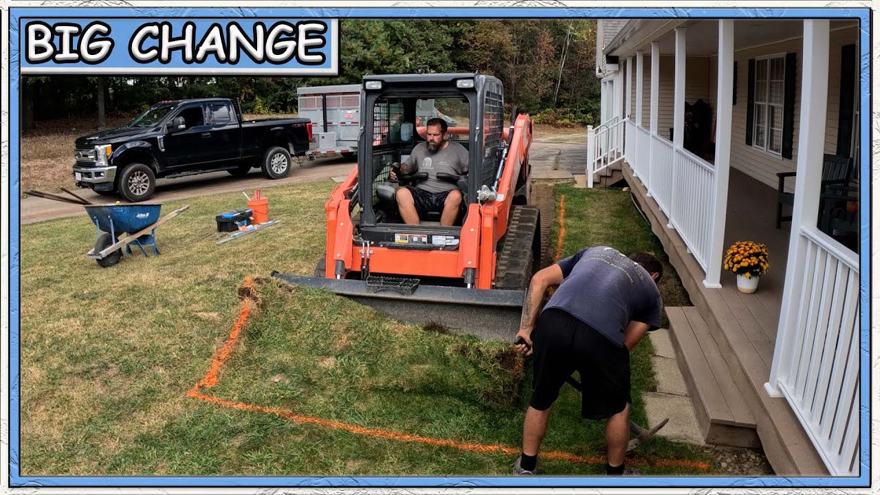 Building a Simple Paver Walkway Completely Changed This Front Yard