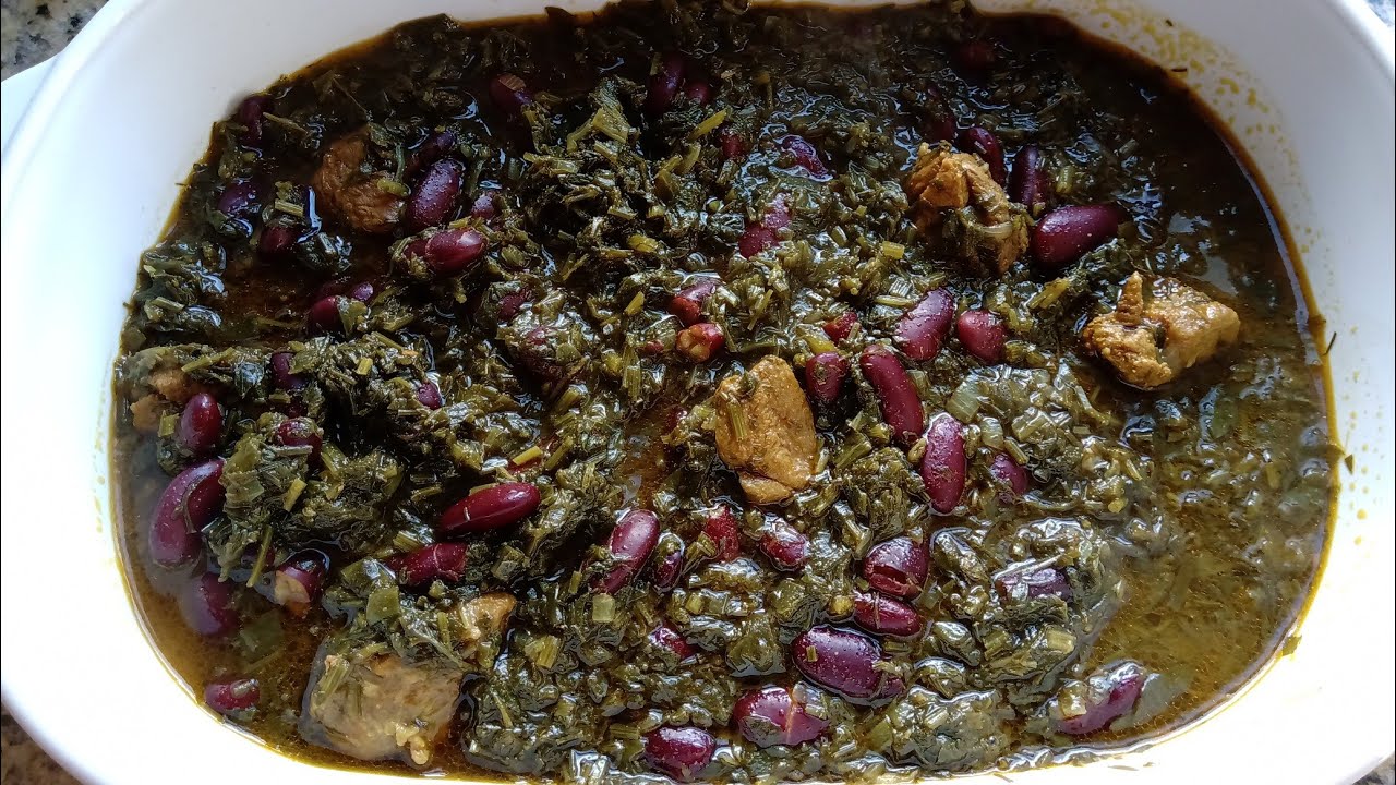 How To Cook Ghormeh Sabzi Meat With Green Leaves And Red Beans