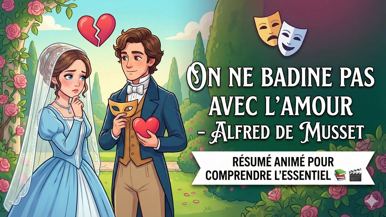 On ne badine pas avec l'amour - Alfred de Musset | Résumé animé pour comprendre l’essentiel 📚🎬