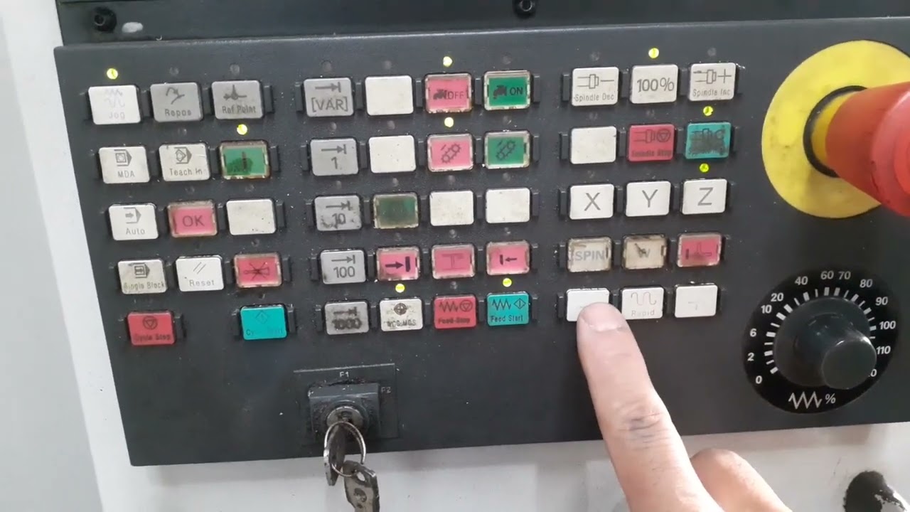 Centro de usinagem Romi D560, Comando Siemens,    Como zerar Ferramentas, (Preset em Z)