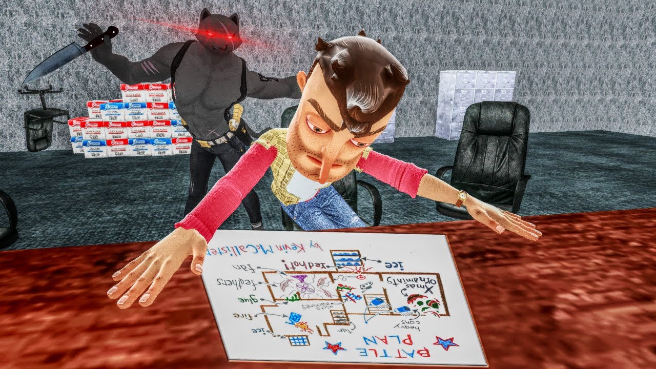 Cartoon Cat Went to The Gym and Became A Buff Murderer in Gmod! (Garry's Mod Multiplayer Gameplay)
