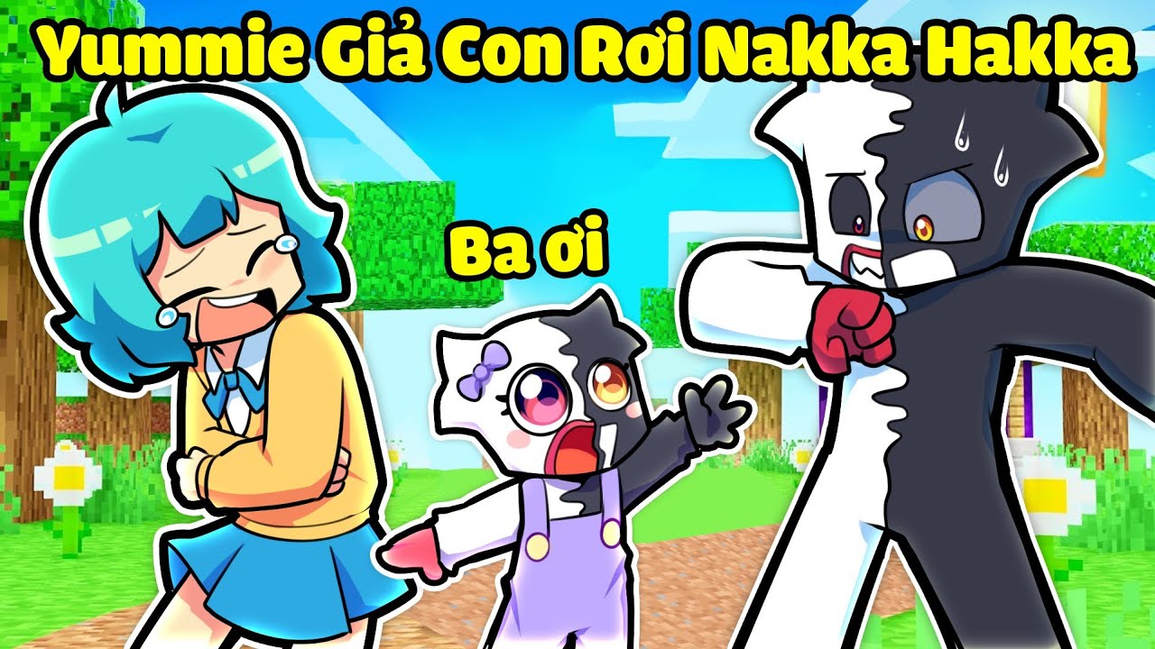 YUMMIE TROLL NAKKA HAKKA BẰNG CÁCH GIẢ LÀM CON RƠI TRONG MINECRAFT🤣🥰