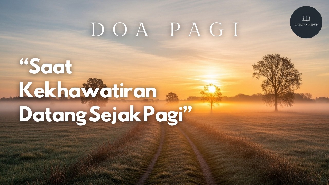 Saat Kekhawatiran Datang Sejak Pagi  |  Doa Pagi