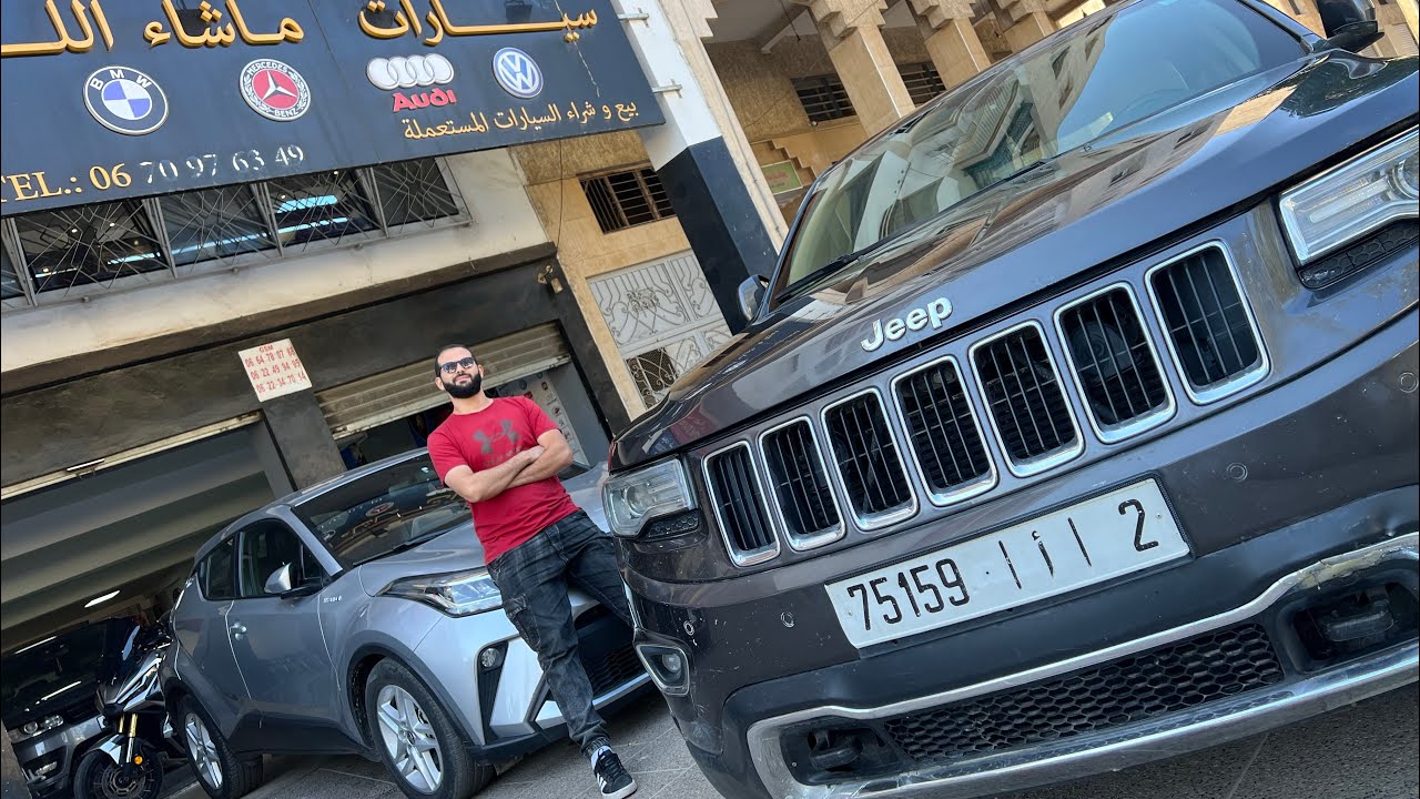 عشاق لجبال و رمال لحل كاين 🏔️ عند سيارات ماشاء الله 🚙 Jeep Grand cherokee لمليح