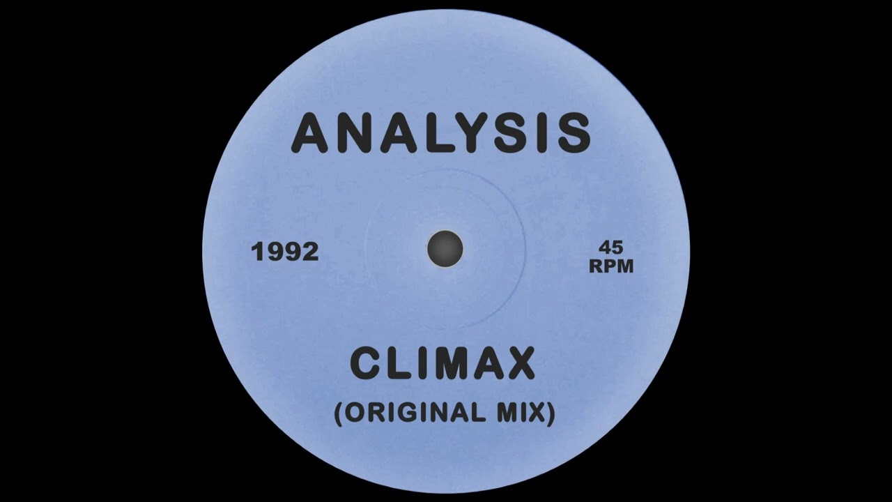 Analysis - Climax (Original Mix) 1992 Piano House Tune.