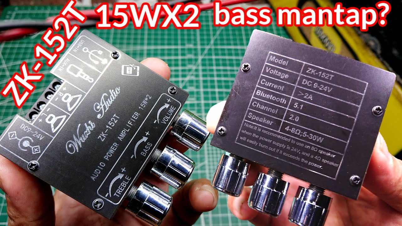 KECIL CABE RAWIT WHUZI AUDIO ZK-152T 15WX2 BASS NYA MANTAP?