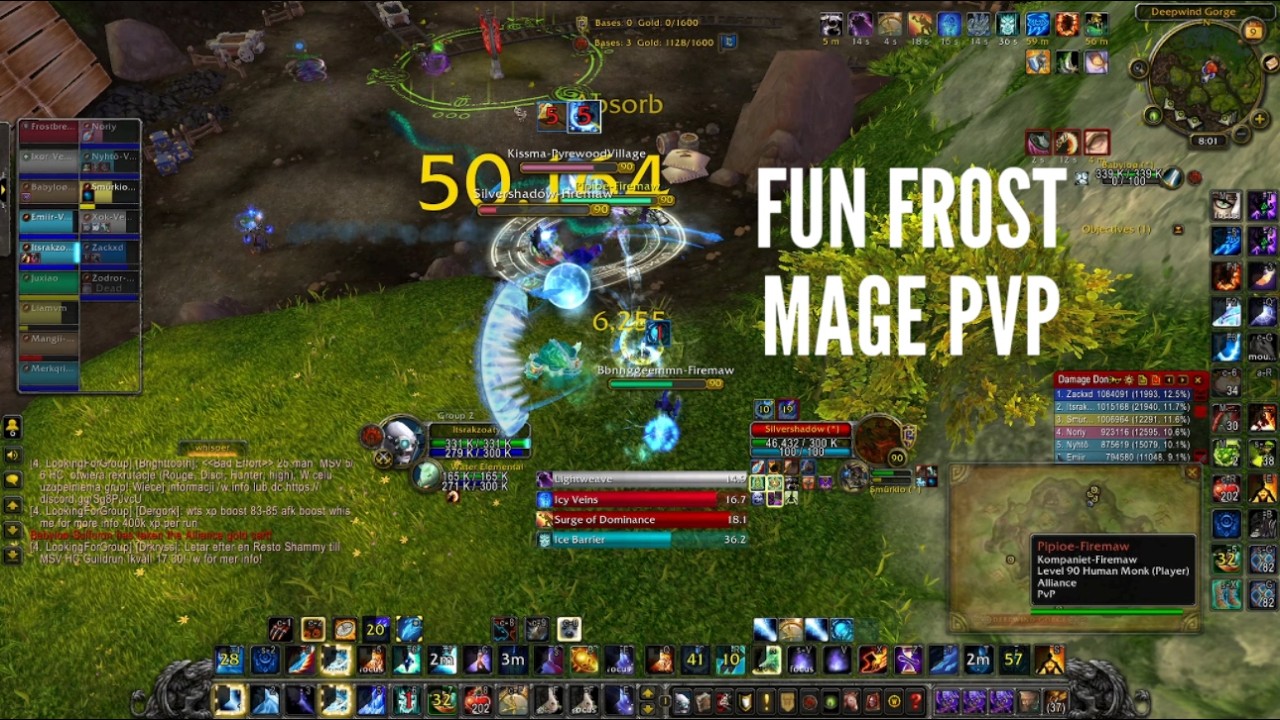 INSANE Fun Frost Mage PvP - MoP Classic