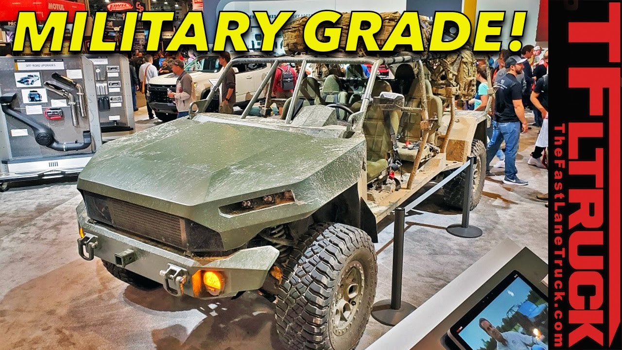 The GM Defense ISV Is A Badass Chevy Colorado ZR2-Based U.S. Army Squad Carrier! SEMA 2019 Debut