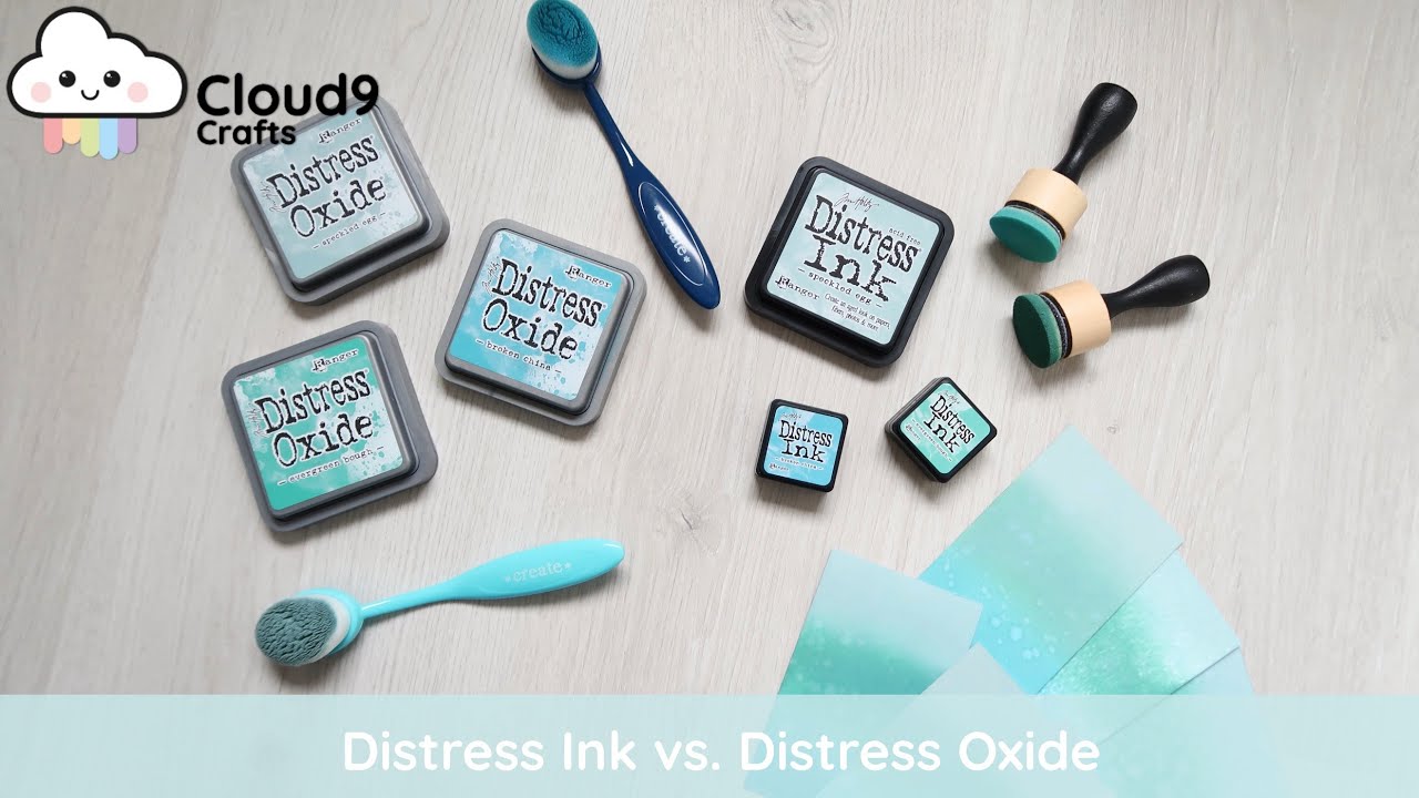 Distress Ink vs. Distress Oxide: Storage, Paper, Blending Tools & MORE!