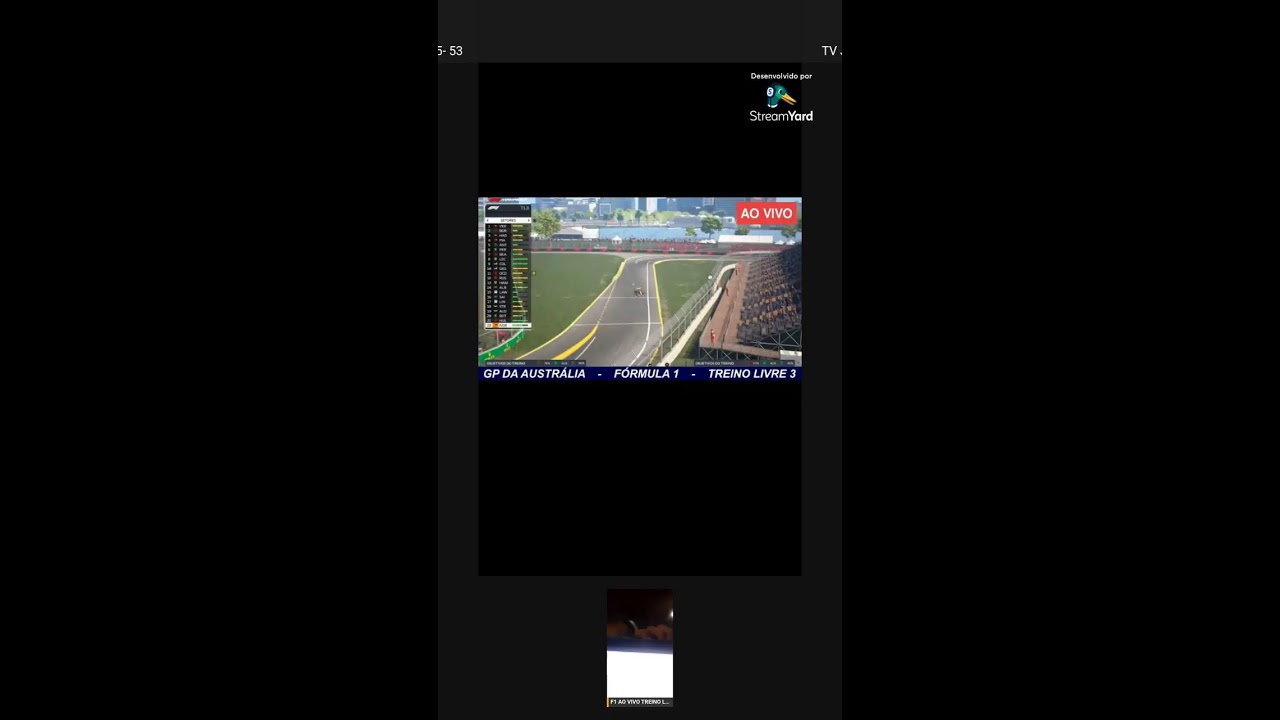F1 AO VIVO TREINO LIVRE 3 GP DA AUSTRALIA COM IMAGENS AGORA TV AO VIVO - F1 MANAGER 24 #f1