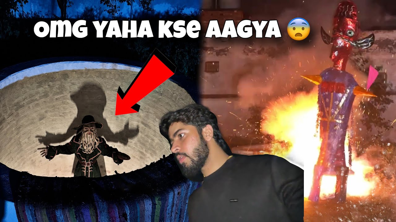 Ravan jalate he kya hogaya 😨 Dussehra pe 
