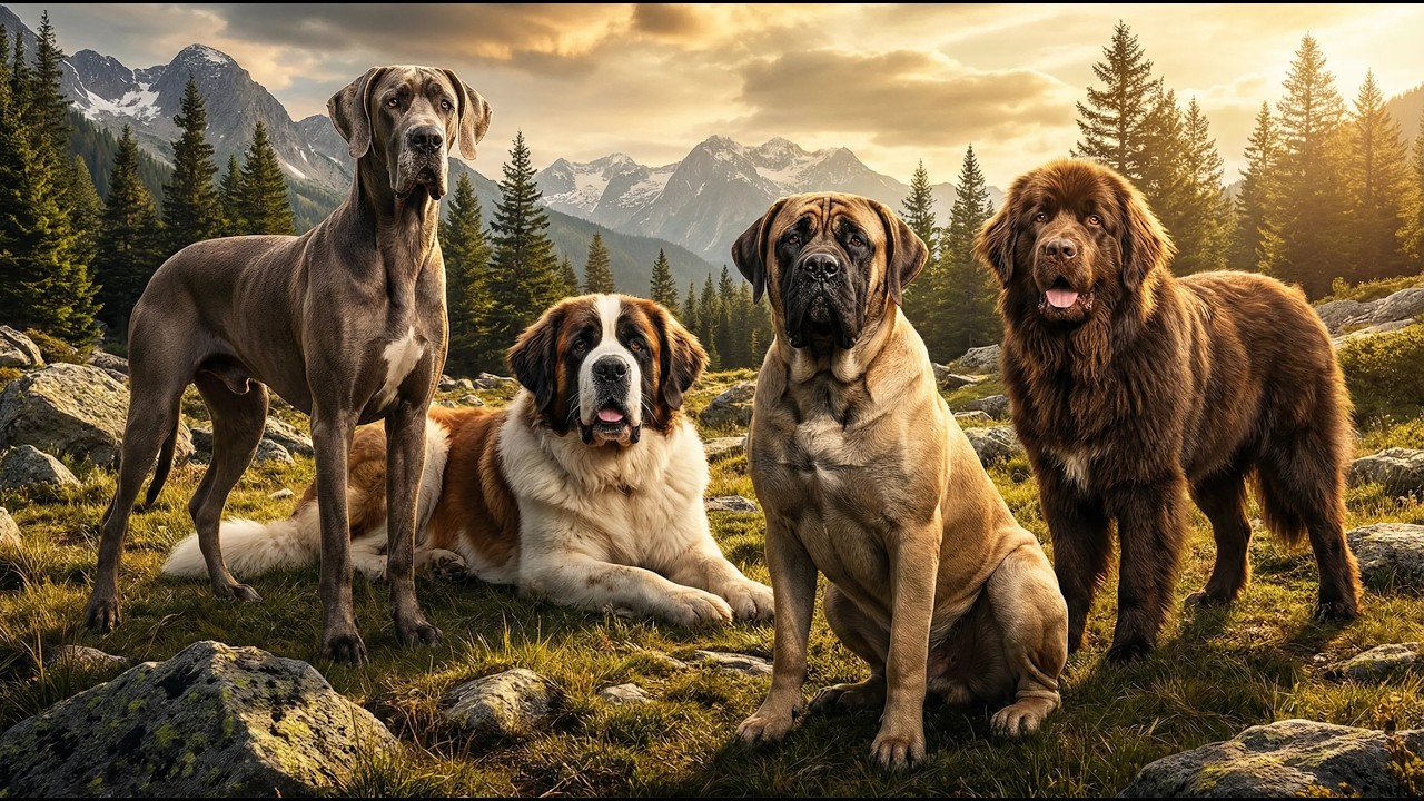 We're diving into the world of gentle giants, the extra-large and giant dog breeds!!