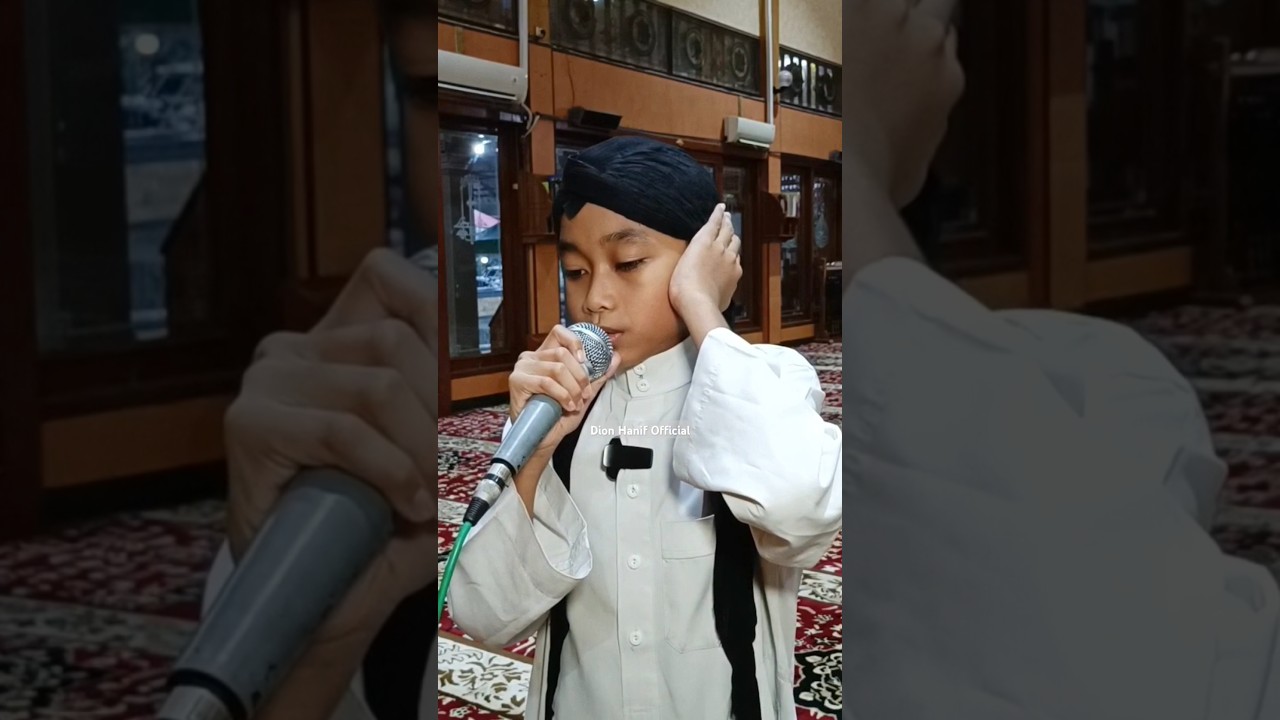 Alhamdulillah! Diizinkan Adzan Merdu Jiharkah Upin dan Ipin di Masjid Jombang Permai
