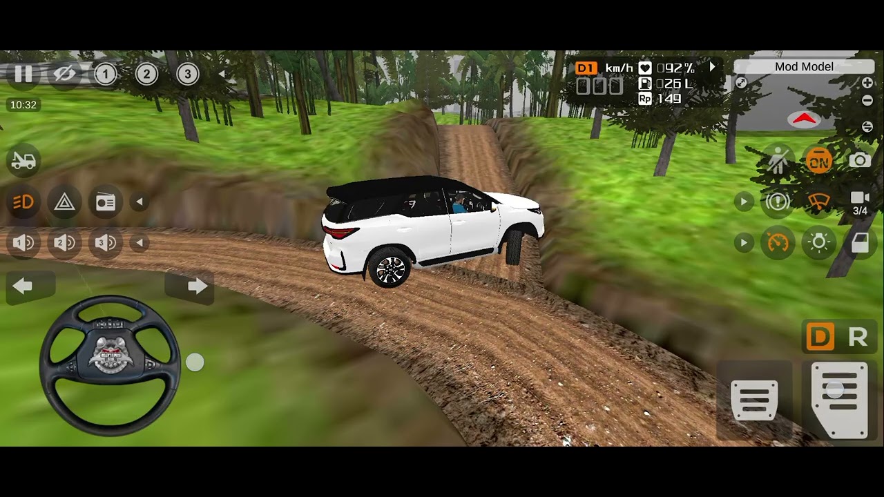 Rainy Off-Roading with Fortuner 🌧️💪 | Power Meets Nature #1millionviews #fortuner #shorts 