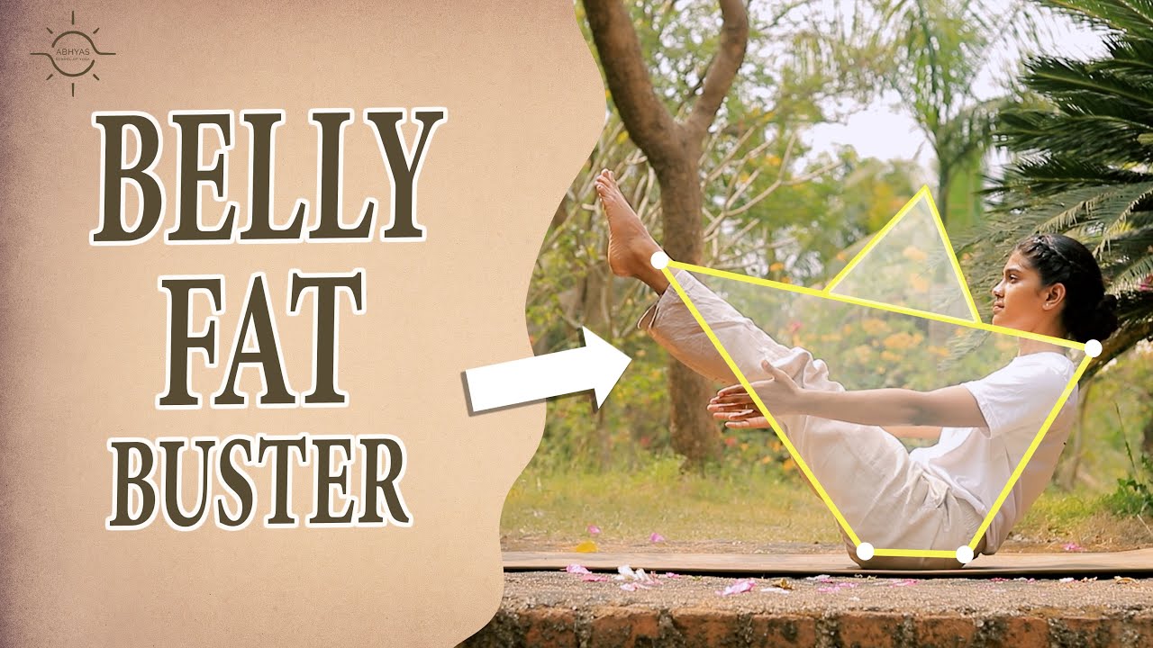 Burn the Stubborn BELLY FAT with Naukāsana | Boat Yoga Pose | Steps |Benefits| Abhyas School of Yoga