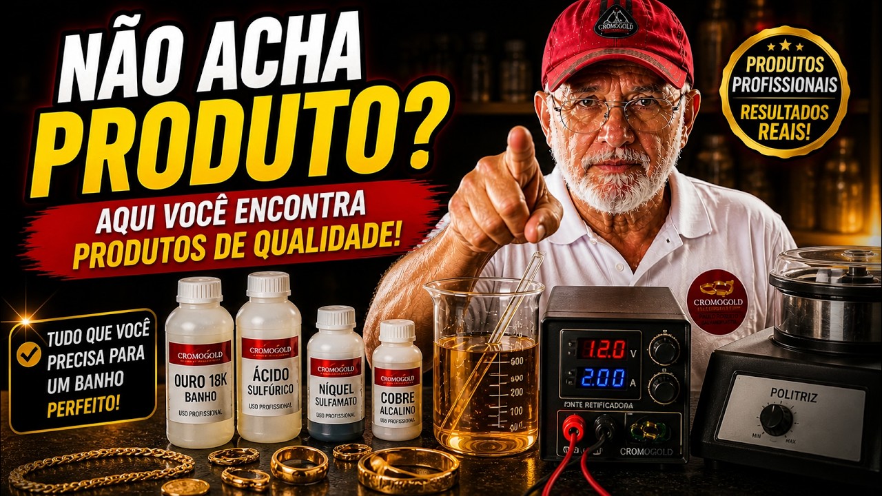 PRODUTOS PARA SE FAZER BANHOS DE OURO - NOSSA LINHA DE PRODUTOS.