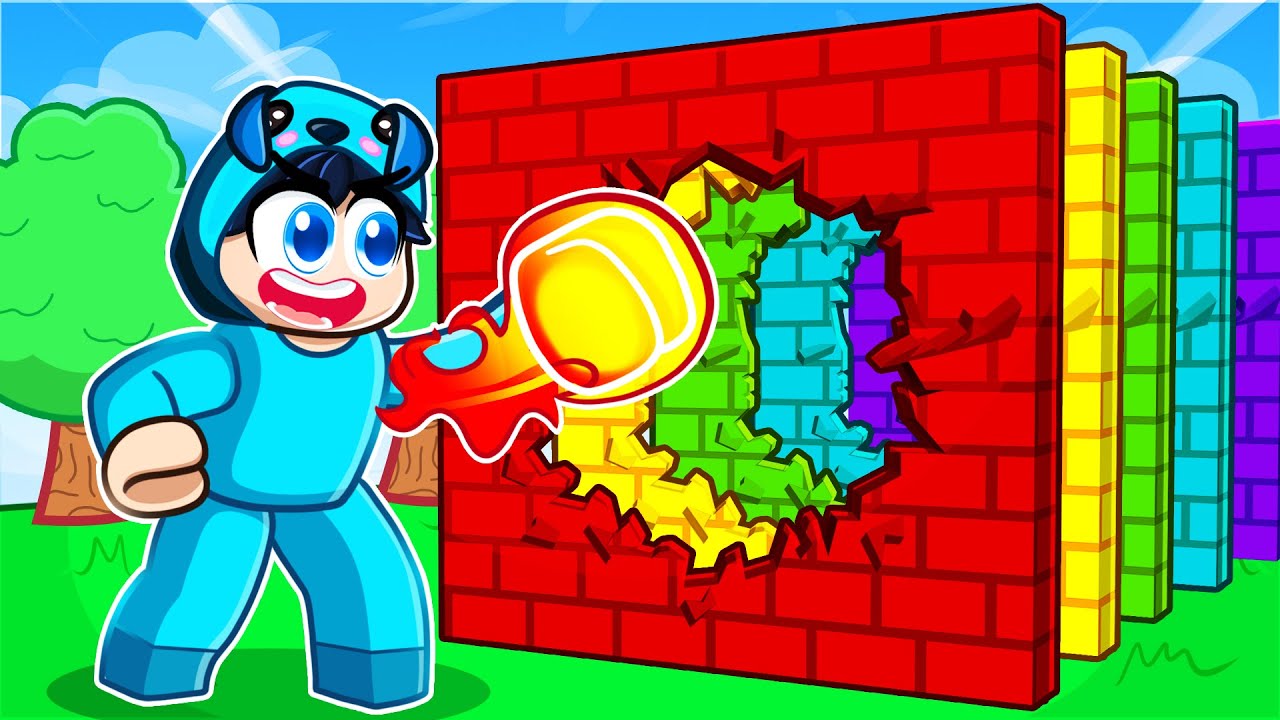 I Broke 78,101,747 WALLS in Roblox With Crazy Fan Girl!