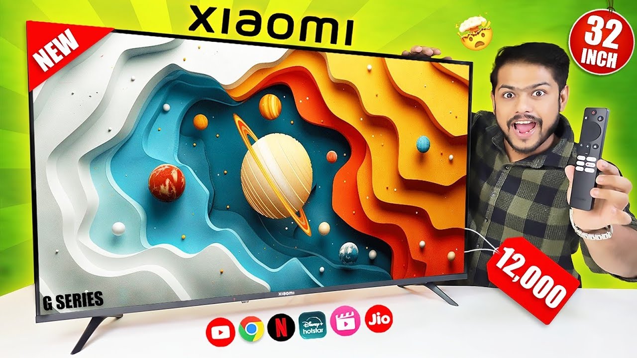Xiaomi 32 Inch G Series Google Smart TV Unboxing & Review 🔥 Best TV Under ₹12,000?