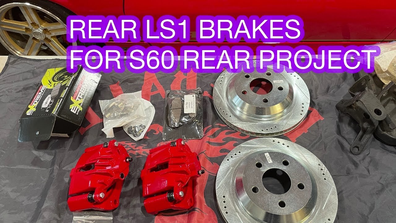 LS Rear Brakes unboxing. Powerstop kit, still waiting for S60 rear
