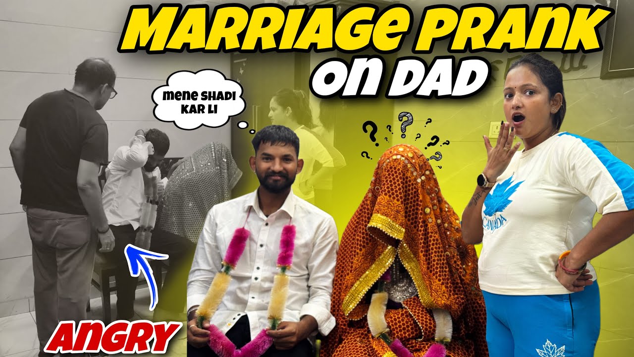 Birthday wale din Goutam ne shadi krke diya Surprise || prank on dad 🤣 #prank #viral 