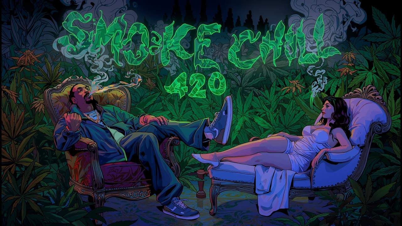 Rap 420 🍃 🔥 Snoop Dogg • Dr. Dre • 50 Cent | Mix Relaxante para Curtir a Fumaça de Maconha