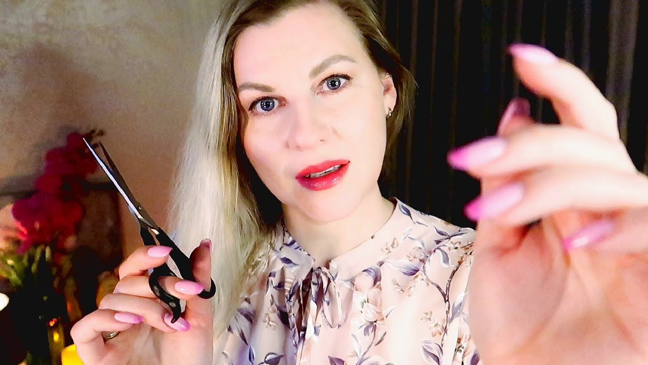 ✂️ Relaxing Haircut for Spring 💇ASMR | Brushing | Scissors | Head massage