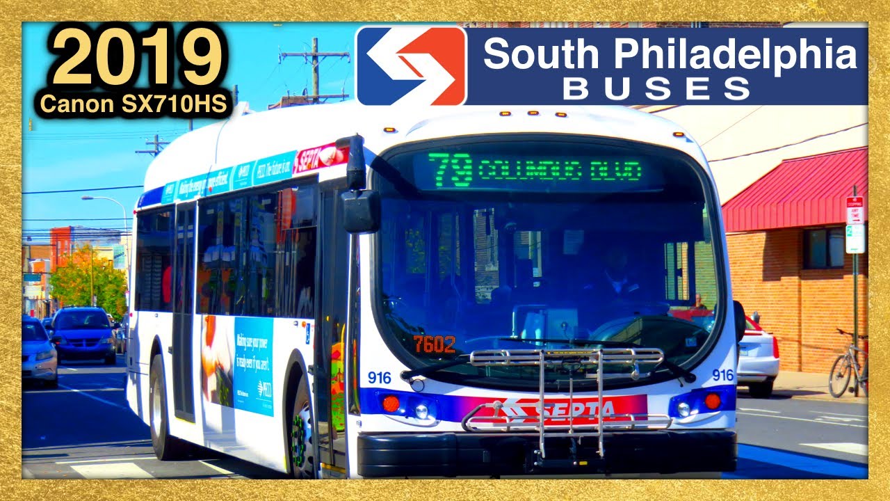 SEPTA Buses in South Philadelphia 2019