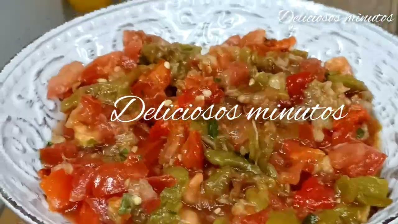 Salsa de Verduras/Veraniega, Refrescante y Apetecible\