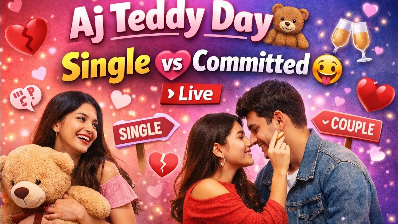 Teddy Day 🧸 | Single Der Jonno Free Hug 🤣 | Live
