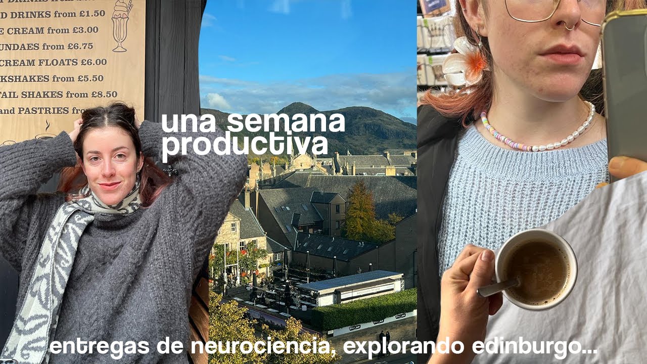 una semana productiva conmigo estudiando neurociencia 🧠 entregas + planes